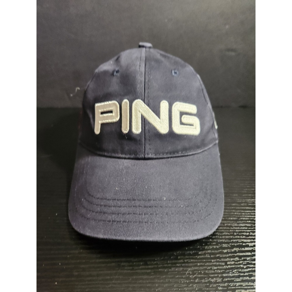 PING G15 Golf Baseball Cap Navy‎ Blue L XL Embroidered Logo Adjustable